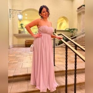 Set of dress, clutch and earrings, worn once